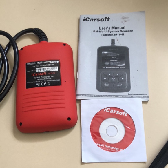 DIAGNOSTIC SCANNER TOOL FAULT CODE RESET iCarsoft i910 for BMW / Mini - Picture 7 of 11